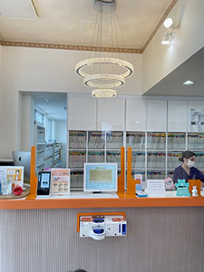 コロナ対策受付写真